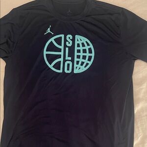 Jordan Slovenia Luka Doncic Black Dri-FIT T-Shirt size XL preowned